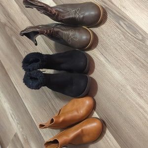 3 pairs girl boots
